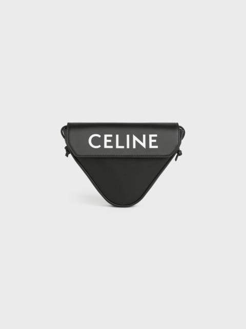 CELINE Triangle bag in Smooth calfskin with Celine Print