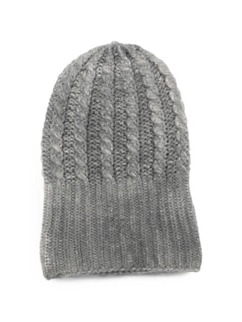 Avant Toi Hat Cashmere Braided "Hand Painted"