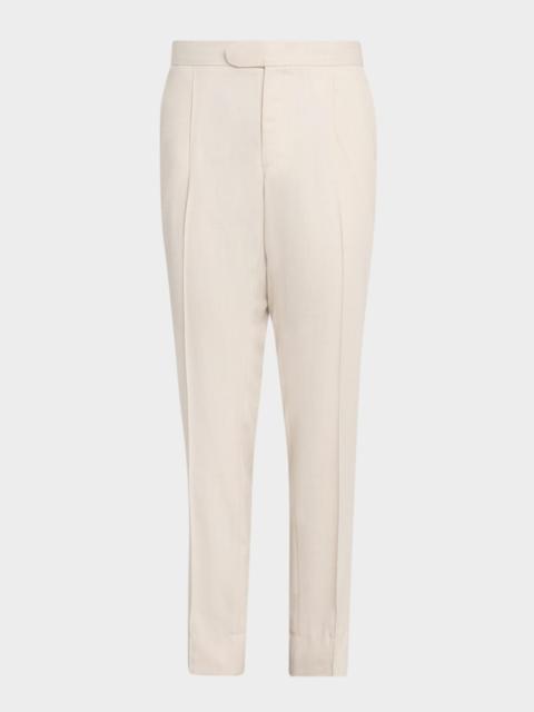 Brioni Men's Mel Wool Trousers