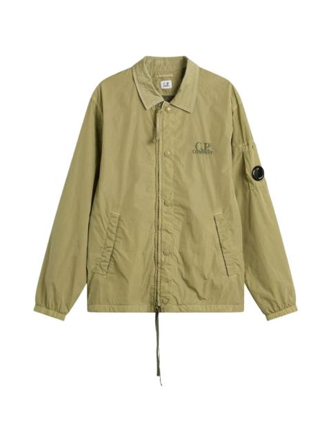 C.P. Company logo-embroidered shirt jacket