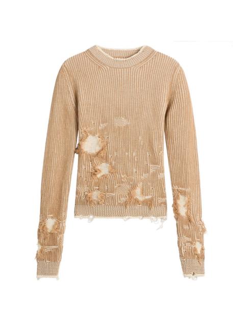 MM6 Maison Margiela MM6 Maison Margiela Shredded Knit Jumper