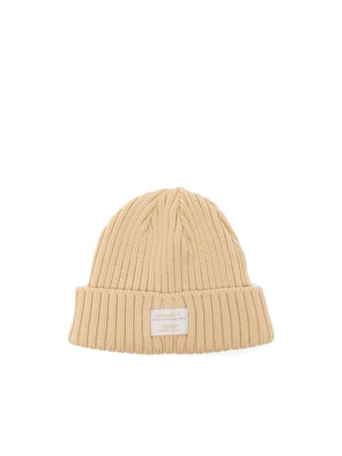 UNDERCOVER logo-patch beanie hat