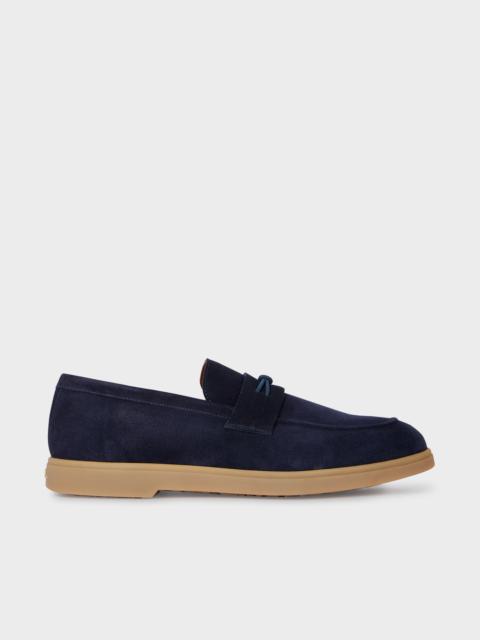 Paul Smith Navy Suede 'Montalcini' Loafers