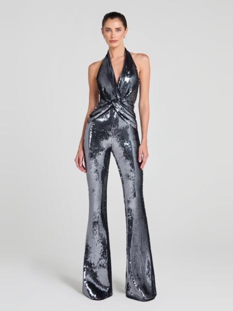 NADINE MERABI Tianna Silver Jumpsuit