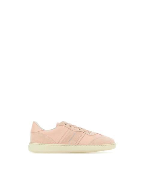 PASTEL PINK LEATHER SNEAKERS
