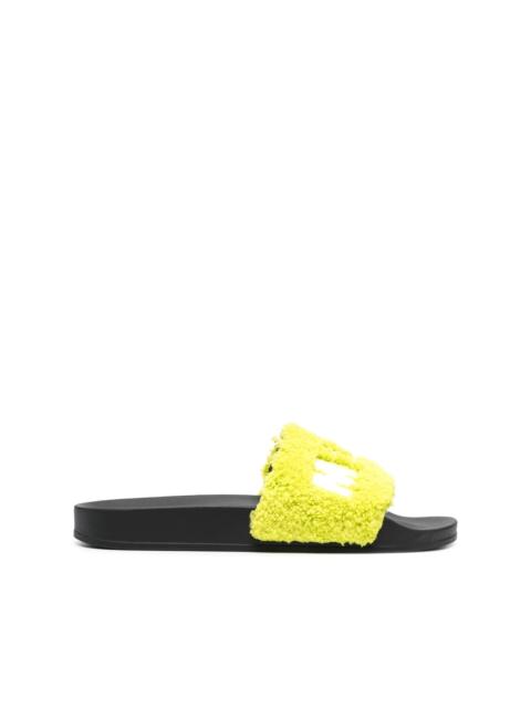 Marni logo flat slides