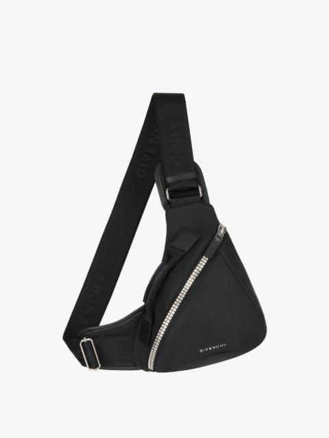 Givenchy SMALL G-ZIP TRIANGLE BAG IN NYLON