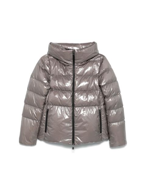 hooded puffer jacket