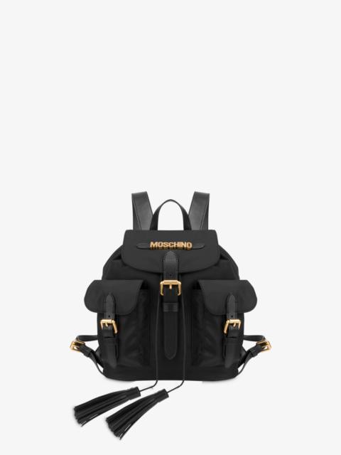 Moschino BACKPACK WITH LETTERING LOGO