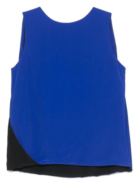 MSGM bi-colour top