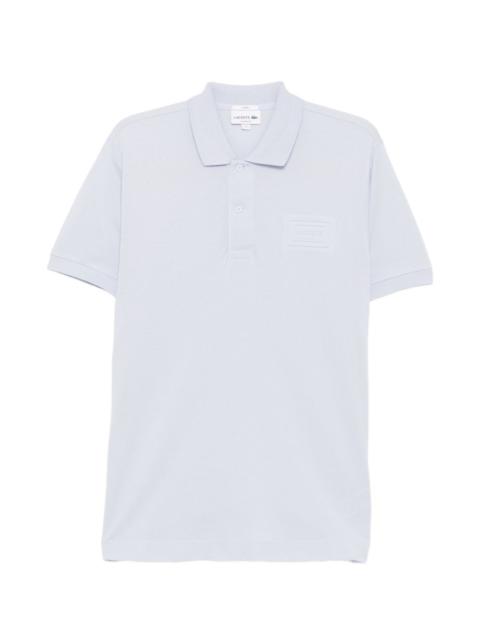 LACOSTE logo-embroidered polo shirt