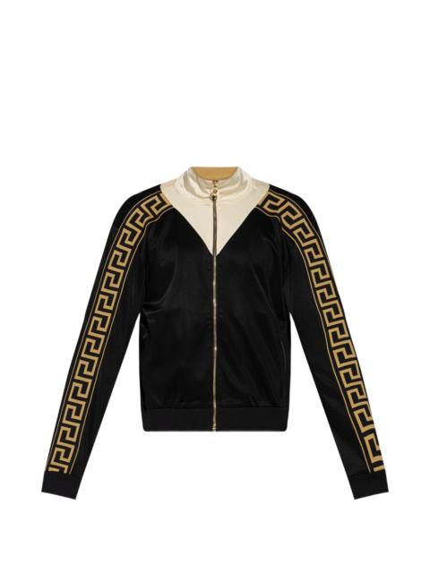 VERSACE zip-up sweatshirt