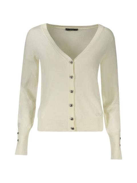 GUESS USA V-neck button-fastening cardigan