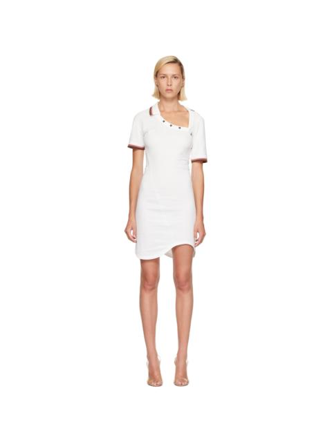 Vivienne Westwood White Glory Polo Minidress
