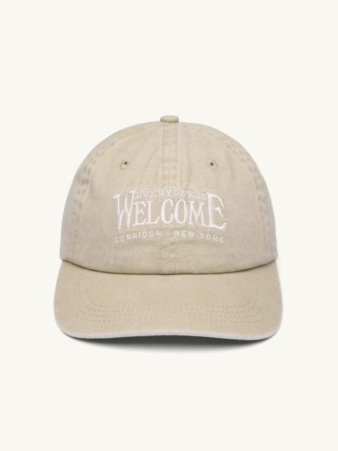 Corridor WELCOME CAP - TAN