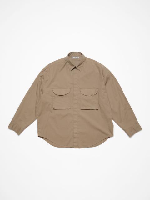 Acne Studios Button-up shirt - Taupe Brown