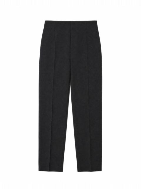 The Kooples STRAIGHT-LEG BLACK WOOL-BLEND SUIT PANTS