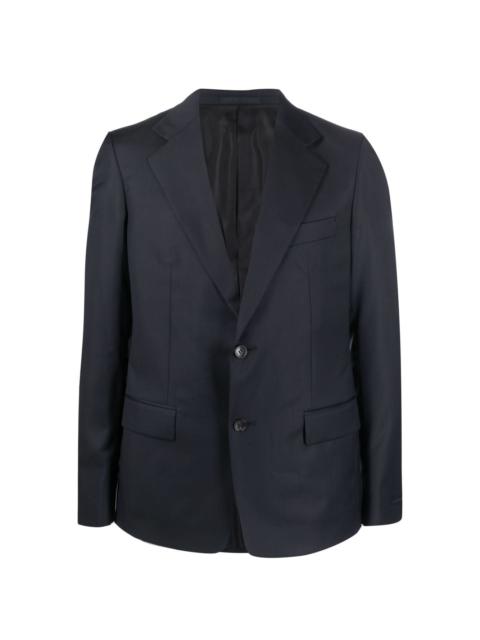 notched-lapels single-breasted blazer