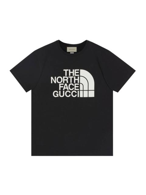 GUCCI The North Face x Gucci Cotton T-Shirt 'Black/Ivory'