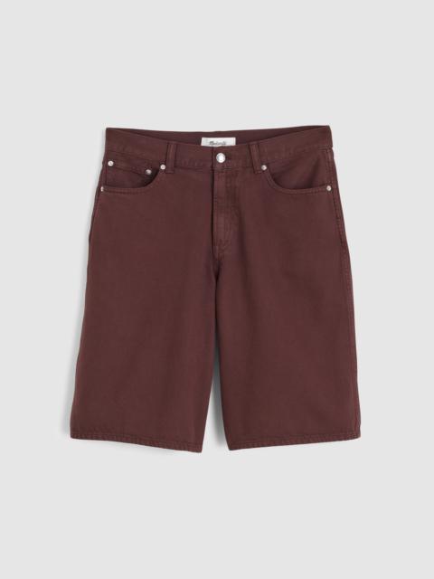 Madewell The V-Waist Bermuda Short in Airy Denim