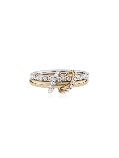 Spinelli Kilcollin Ceres 18K Yellow And White Gold Diamond Ring multi