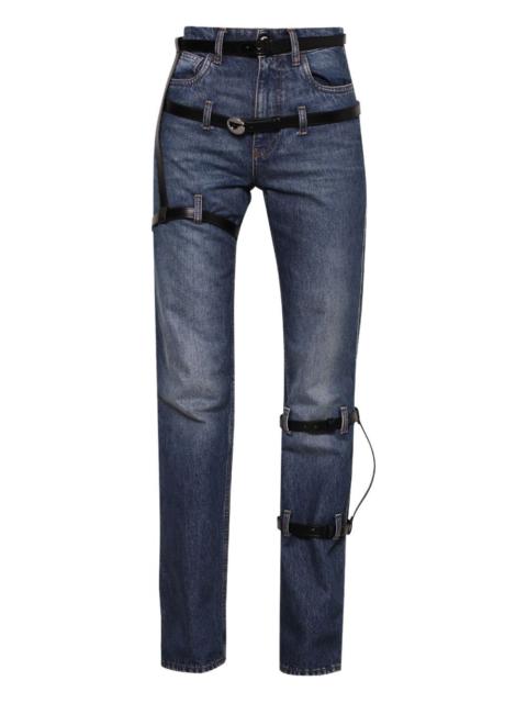 COPERNI multi-belt five-pocket jeans