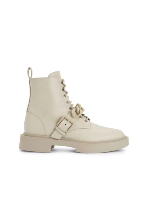 Adric chain-trim ankle boots