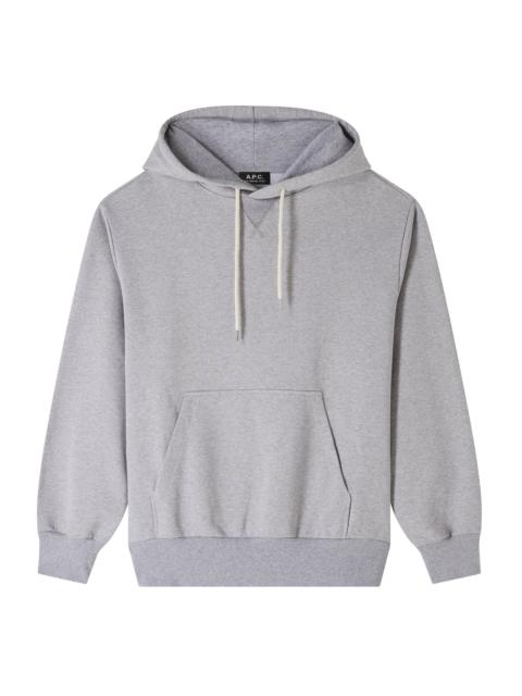 A.P.C. BOXY TAB HOODIE