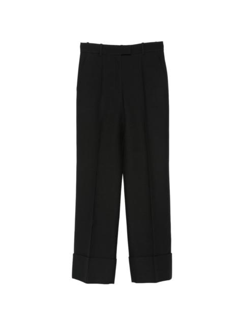 Valentino turned-up-cuff tailored trousers