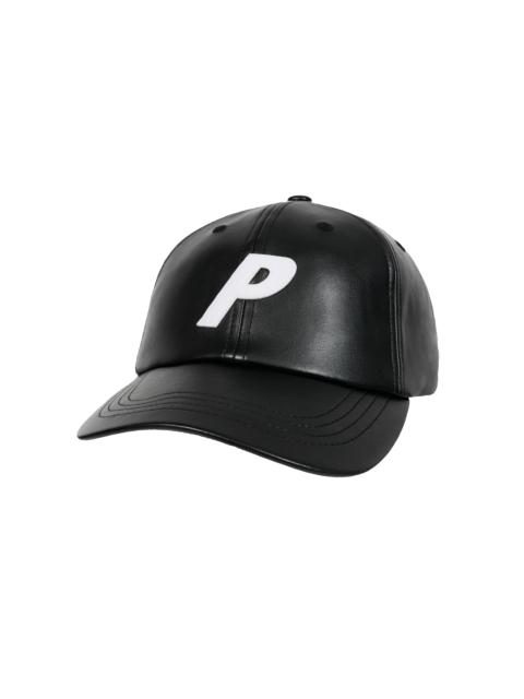 PALACE FAUX LEATHER P 6-PANEL BLACK