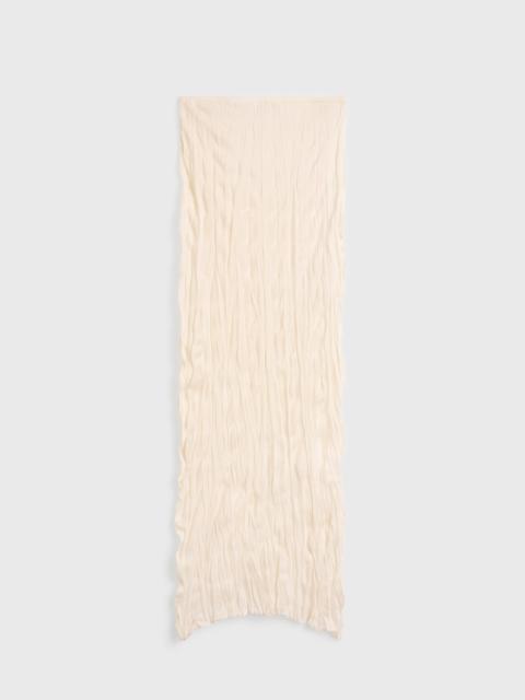 TOTEME Crinkled knit skirt pale apricot
