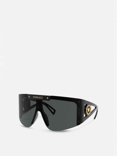 VERSACE Medusa Icon Shield Sunglasses