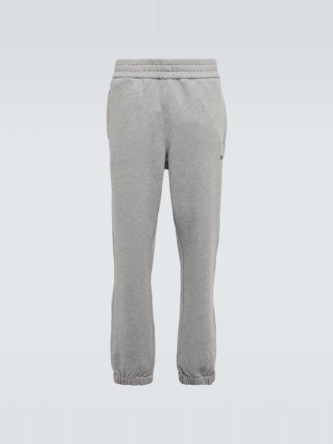 ZEGNA logo-appliquÃ© cotton track trousers