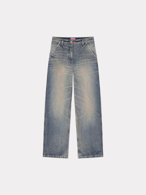 Japanese denim baggy trousers