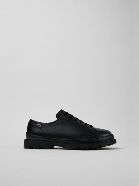CAMPER Brutus+ Black Leather Shoes for Men.