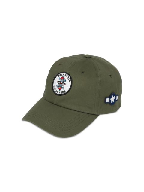 A BATHING APE® BAPE Busy Shark Panel Cap 'Olive Drab'