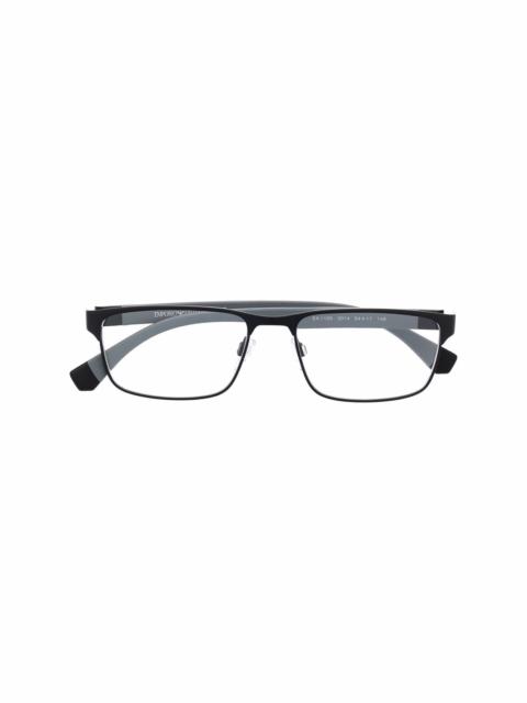 EMPORIO ARMANI logo square-frame glasses