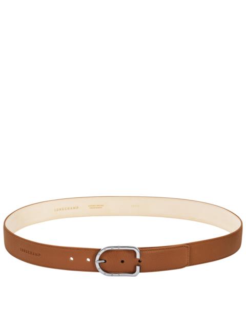 Le Foulonné Men's belt Caramel - Leather