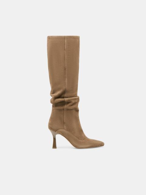 dolce vita LOUSA WIDE CALF BOOTS OLIVE SUEDE