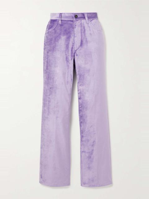 rag & bone Jacey cotton-blend velvet wide-leg pants