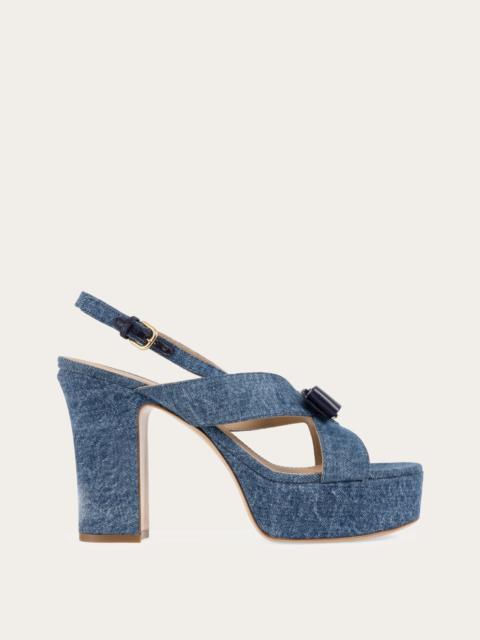 FERRAGAMO Vara bow platform sandal
