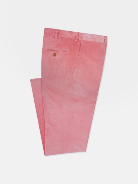J. PRESS MADE-IN-USA ROSE WIDE WALE CORDUROY PANTS
