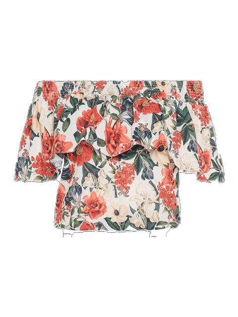 Vilebrequin Women Cotton Dress Top Tropical Blooms