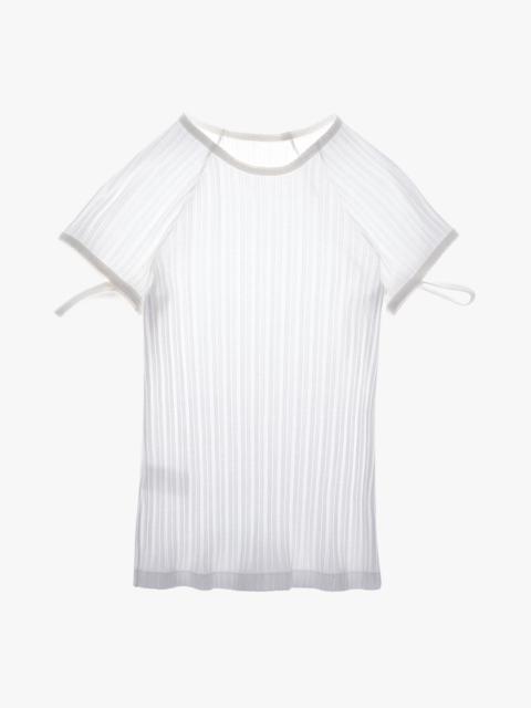 Helmut Lang CORE LITTLE RIBBED TEE