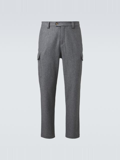 Brunello Cucinelli Wool tapered pants