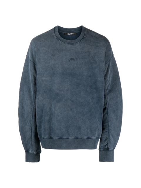 A-COLD-WALL* Uniform Crewneck gathered cotton sweatshirt