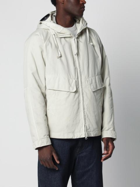 C.P. Company Silver Birch hooded jacket with Goggle lenses