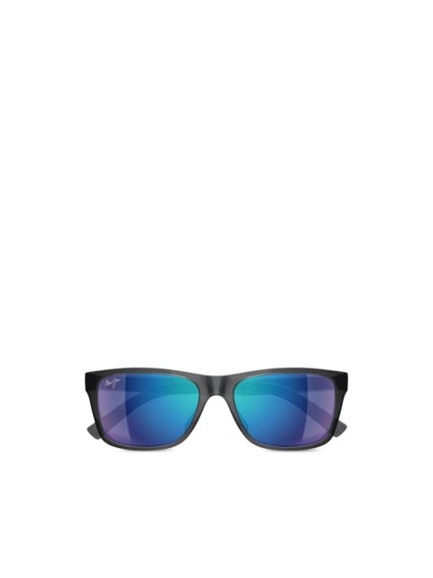 Maui Jim Kōwelo rectangular-frame sunglasses