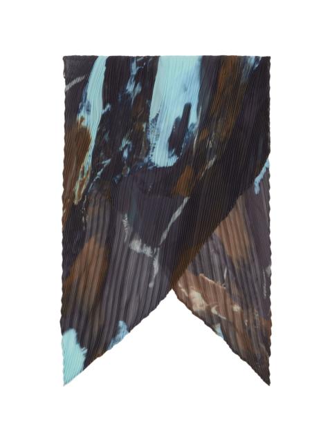 ISSEY MIYAKE Brown & Blue Agate Scarf