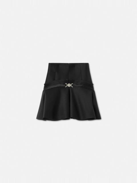 VERSACE Medusa '95 Box Pleat Mini Skirt